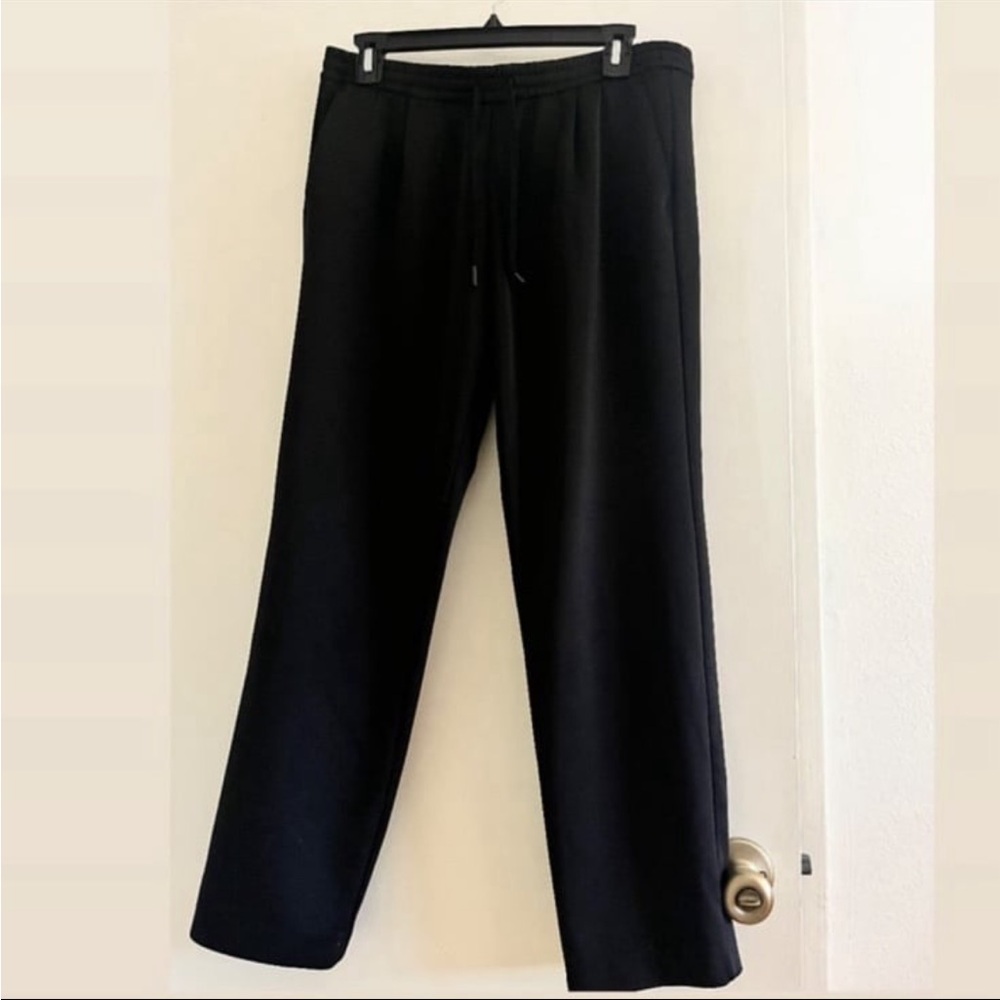 Elegant Black comfy soft drawstring Trousers